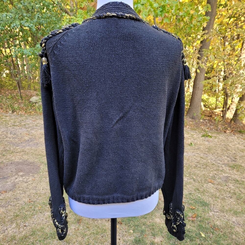 Vintage Gantos Embellished Cardigan Epaulets Costume size Small - Picture 2 of 13